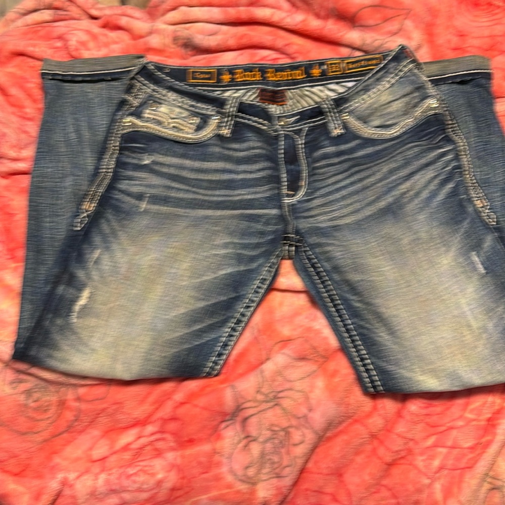 Rock Revival size 32 Cyrus easy straight jeans